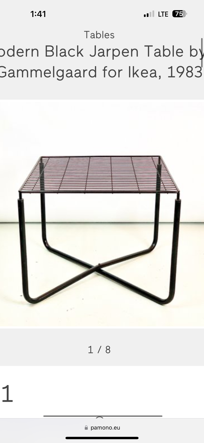 "Jarpen" wire lounge chair