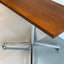 wood side table on wheels