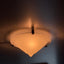 Glass corn ceiling lamp vintage