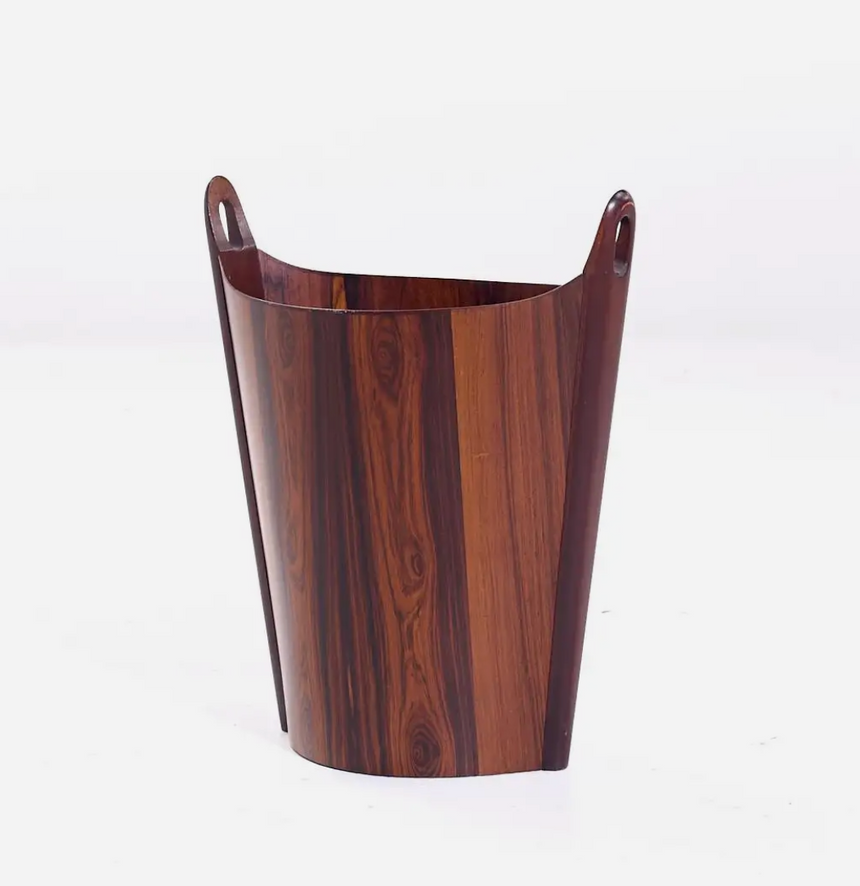 Rosewood Waste Paper Bin