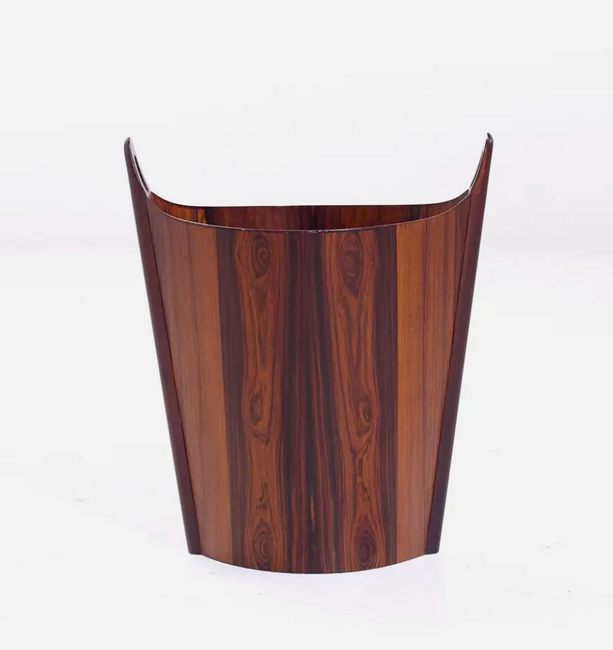 Rosewood Waste Paper Bin