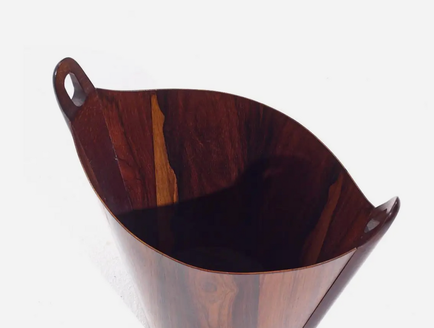 Rosewood Waste Paper Bin