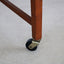 Danish teak sewing cart