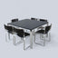 square dining set by Pierre Mazairac for Pastoe