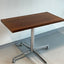 wood side table on wheels