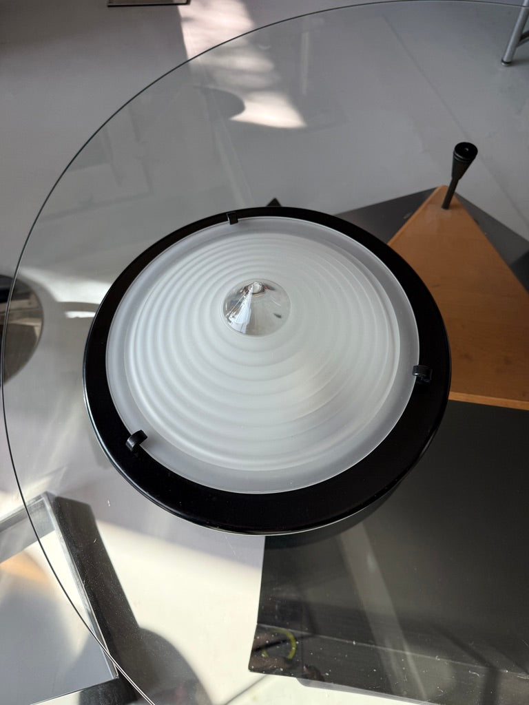 Glass corn ceiling lamp vintage