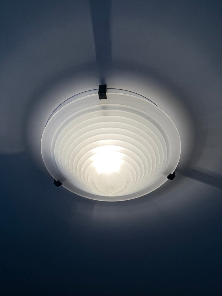 Glass corn ceiling lamp vintage