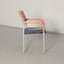 블루 가죽 arm chair by Wiesner Hager