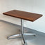 wood side table on wheels