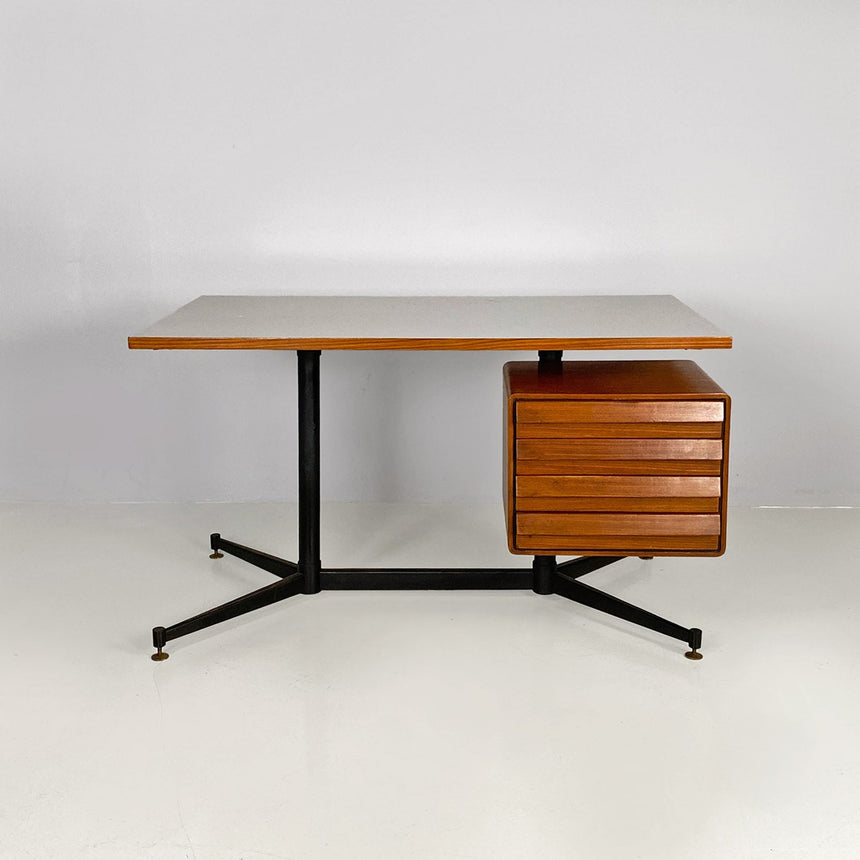 Vintage desk with drawers