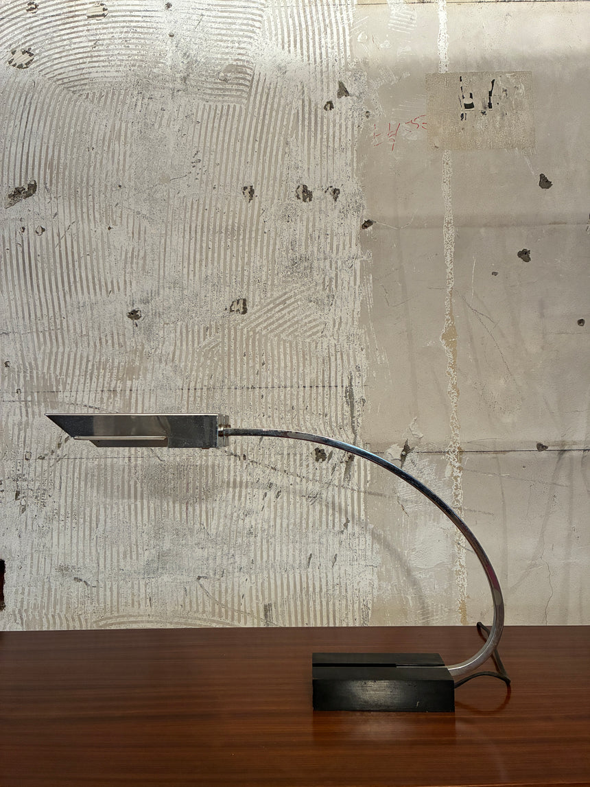 Chrome Arc Desk Lamp