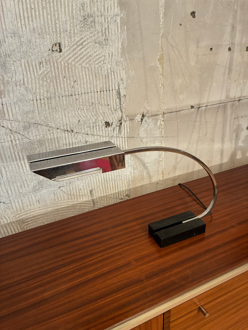 Chrome Arc Desk Lamp