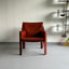 Cognac leather lounge chair Cassina