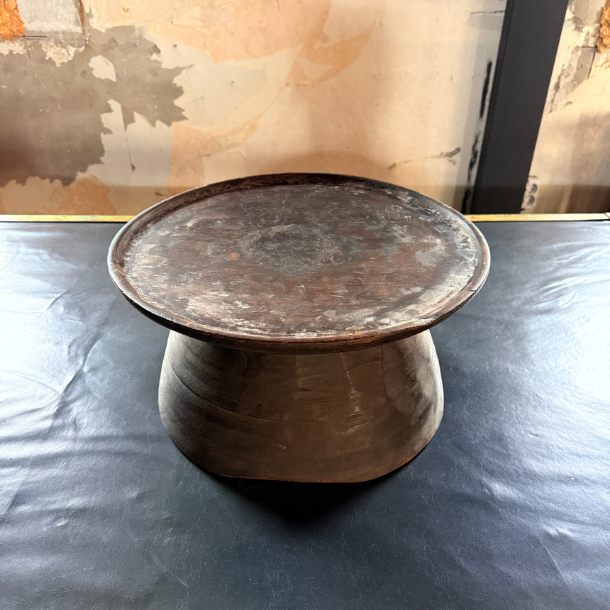 #1 원형 목재 소반 Round Wooden Soban 40x20H cm