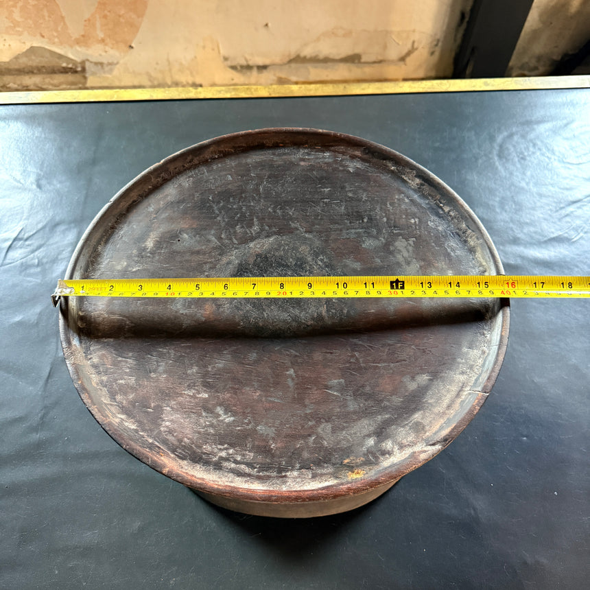 #1 원형 목재 소반 Round Wooden Soban 40x20H cm