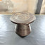 #3 원형 목재 소반 Round Wooden Soban 31x22H cm