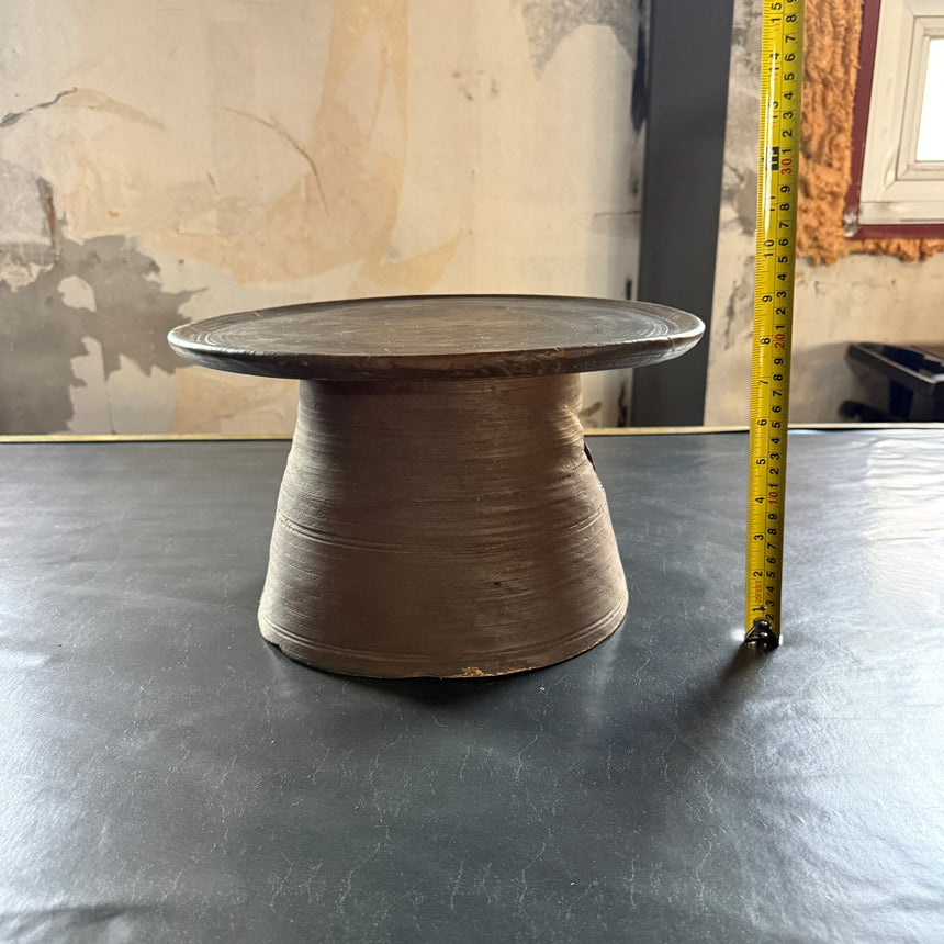 #4 원형 목재 소반 Round Wooden Soban 36x22H cm