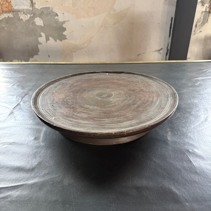 #7 원형 목재 쟁반 Round Wooden Tray 43x3H cm
