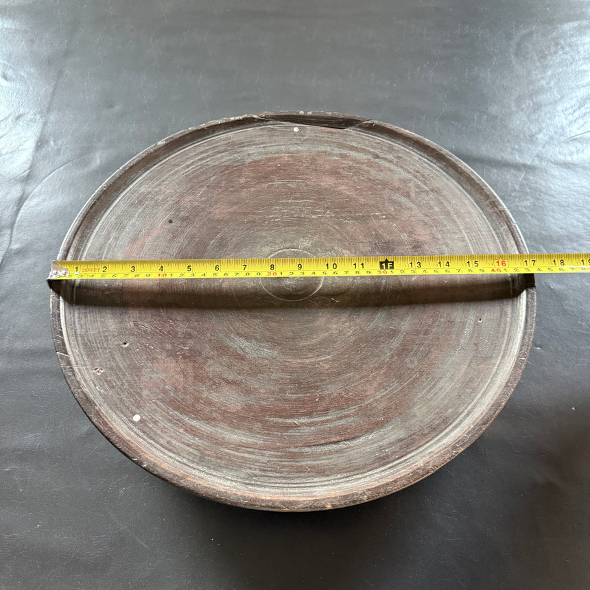 #7 원형 목재 쟁반 Round Wooden Tray 43x3H cm