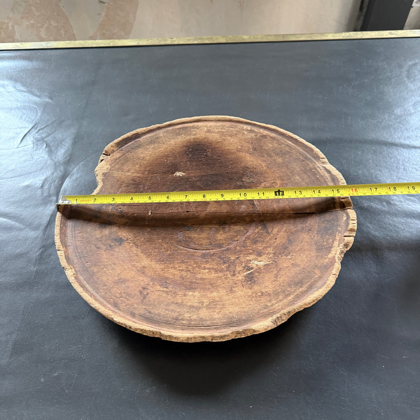 #14 원형 목재 쟁반 Round Wooden Tray 40x2H cm