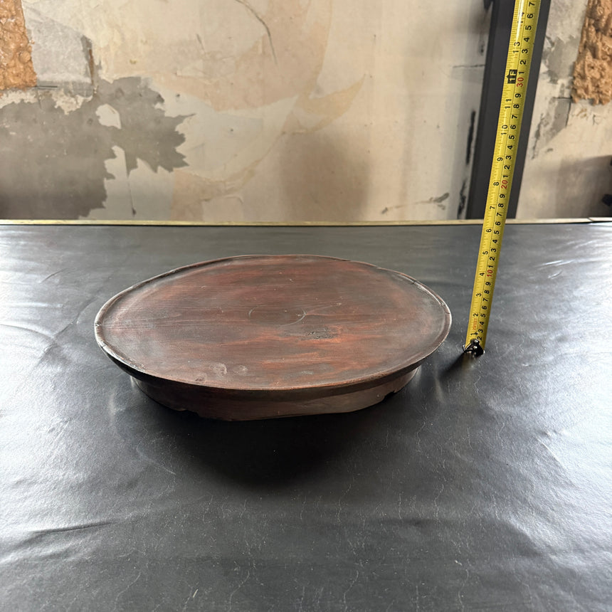 #15 원형 목재 쟁반 Round Wooden Tray 40x2H cm