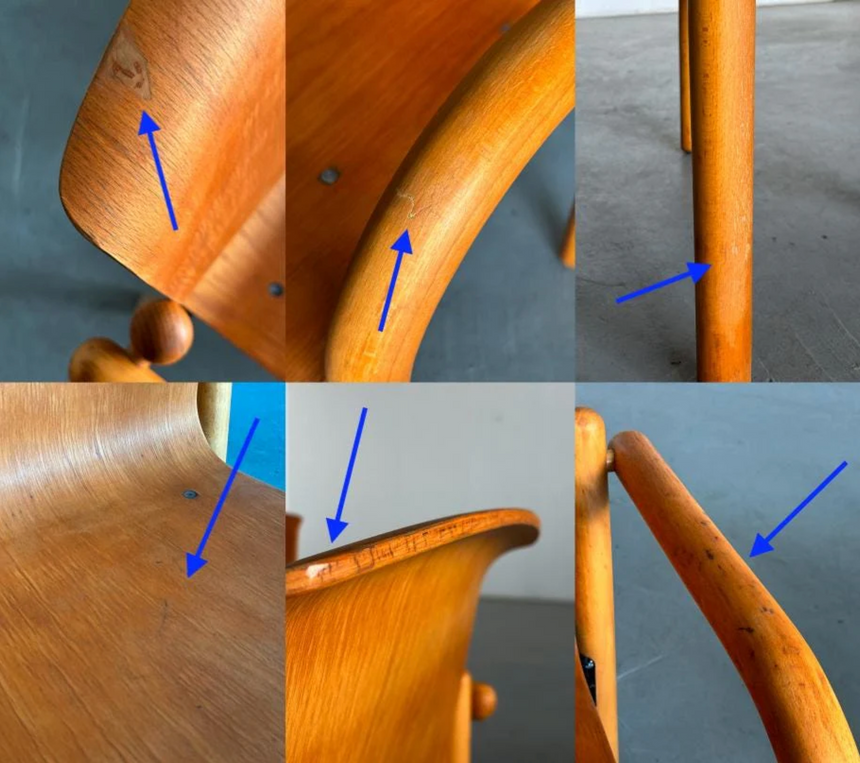 Thonet S320 나무 빈티지 버전