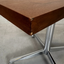 wood side table on wheels