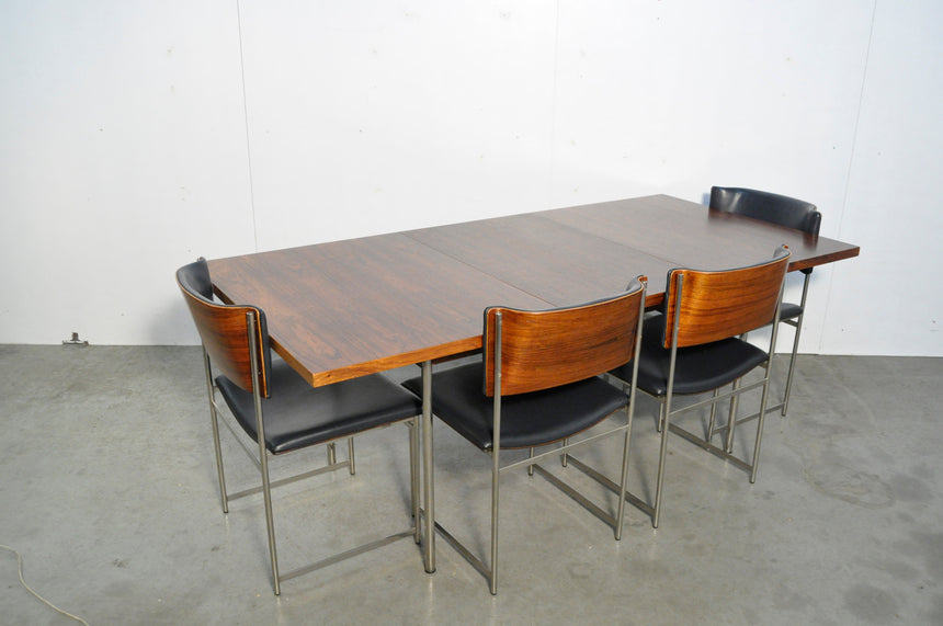 Cees Braakman Rosewood x 4 chairs