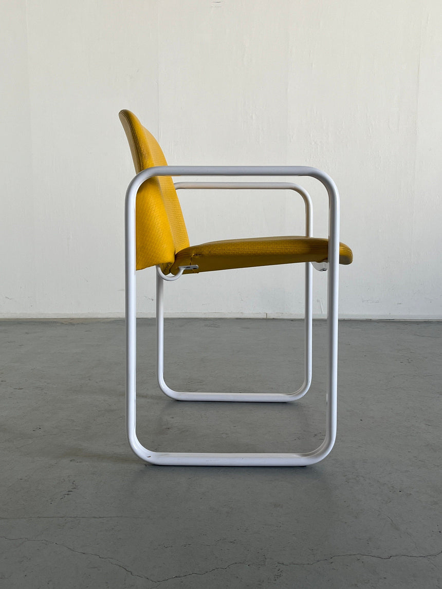 yellow arm chair by Thema, Italy