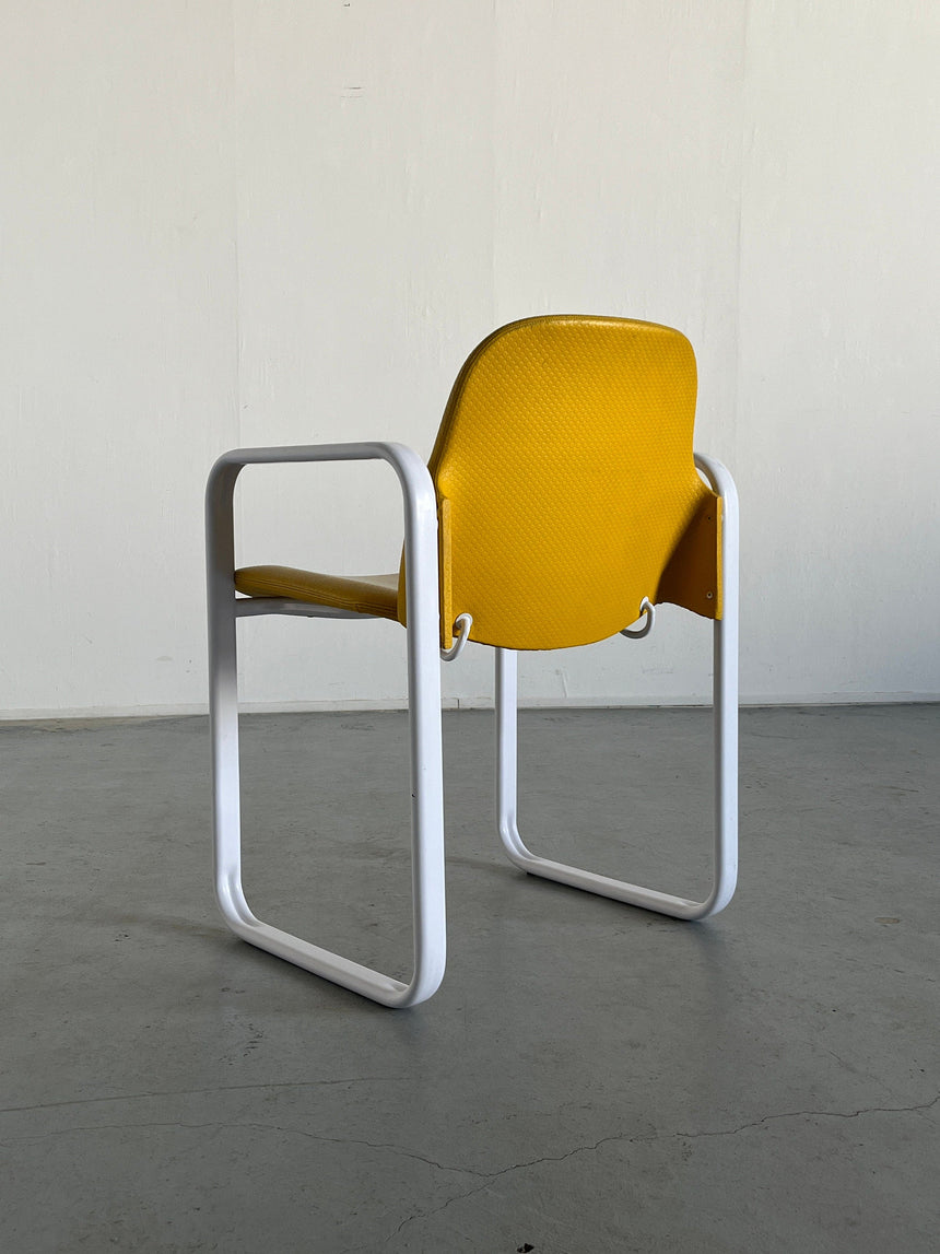 yellow arm chair by Thema, Italy