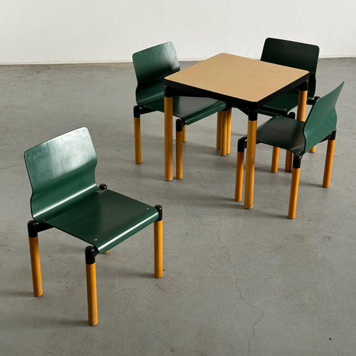 Beech wood 수직적립의자 by Froscher Sitform