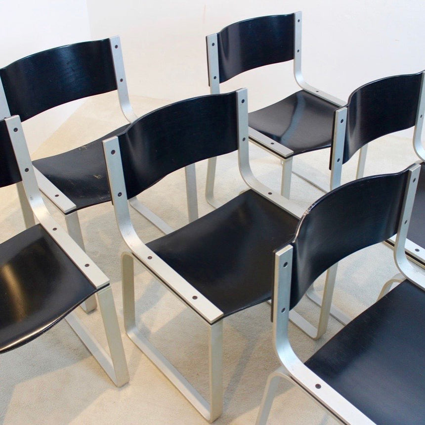 square dining set by Pierre Mazairac for Pastoe