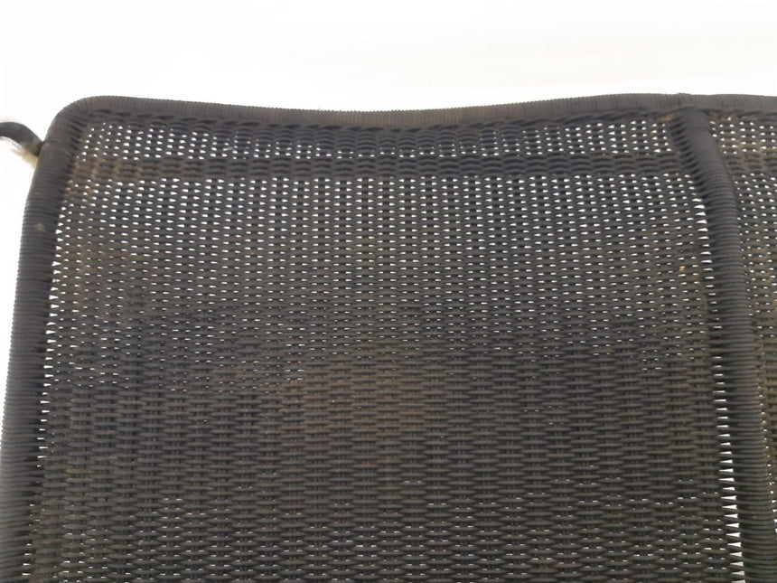 Rattan two-seater sofa