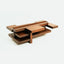 wooden coffee table MANHATTAN