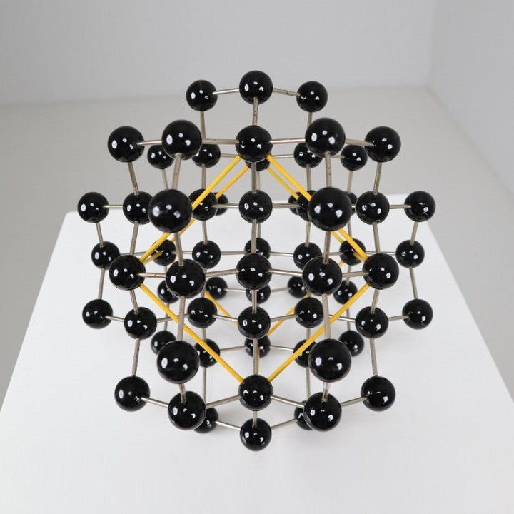 Mid-Century Molecular Structure Model In yellow
