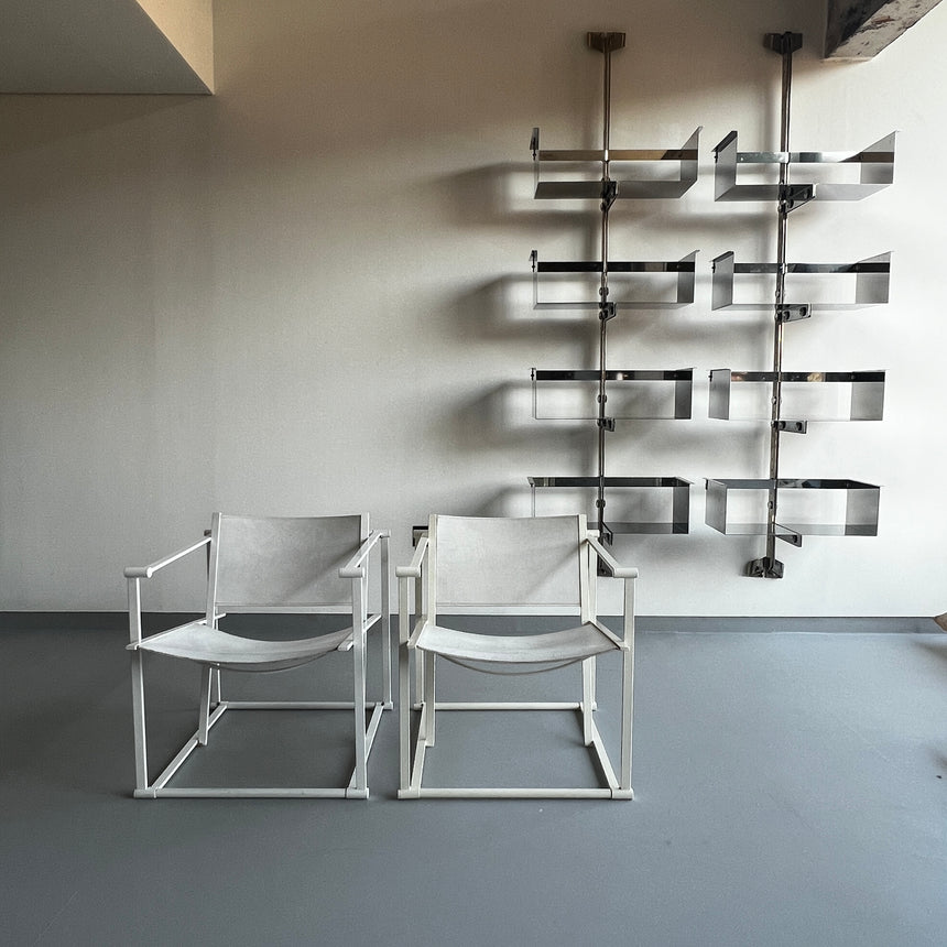 Cubic white chair Pastoe FM60
