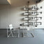Cubic white chair Pastoe FM60
