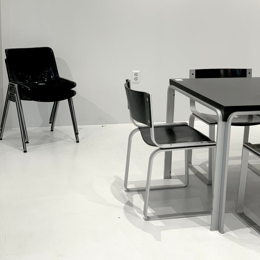 square dining set by Pierre Mazairac for Pastoe