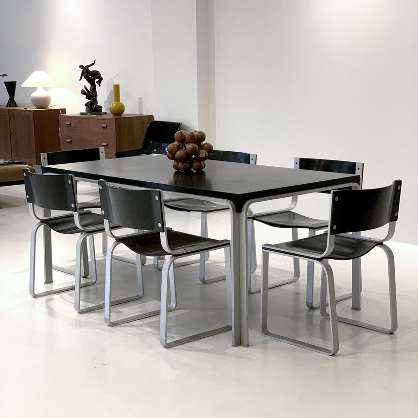 square dining set by Pierre Mazairac for Pastoe