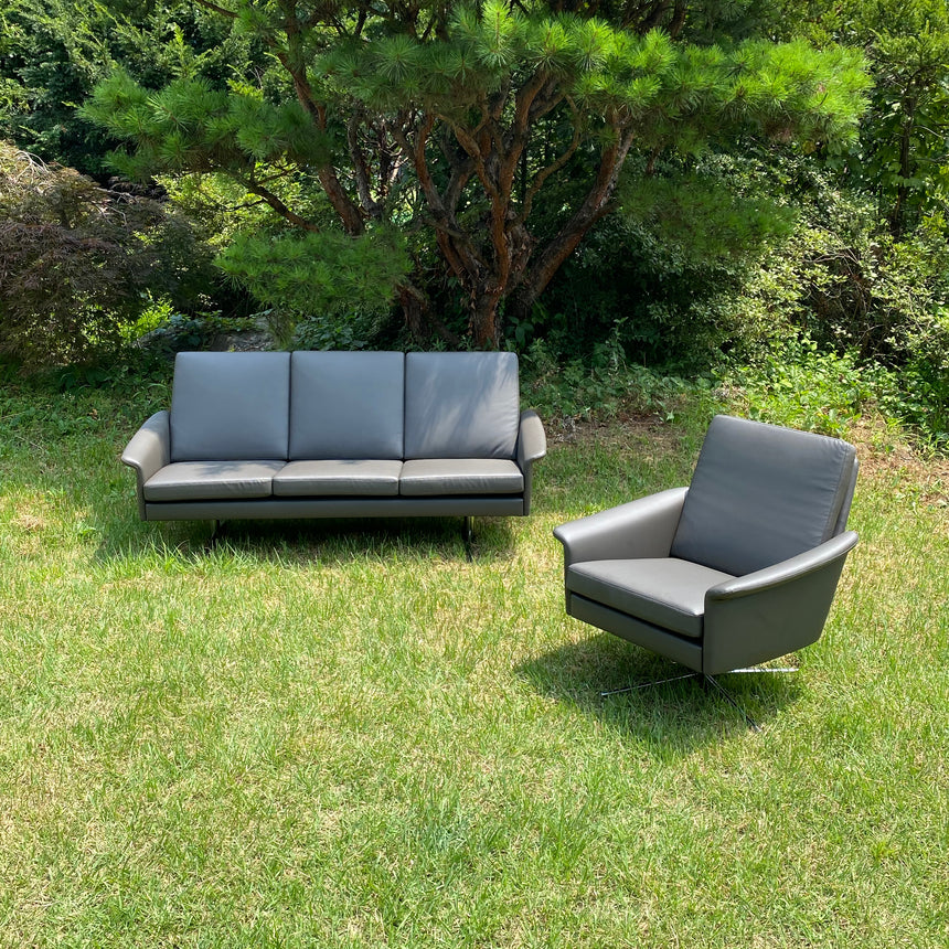 3-seat sofa & swivel Chair Set