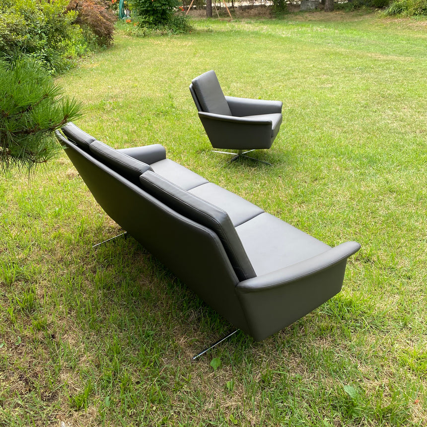 3-seat sofa & swivel Chair Set