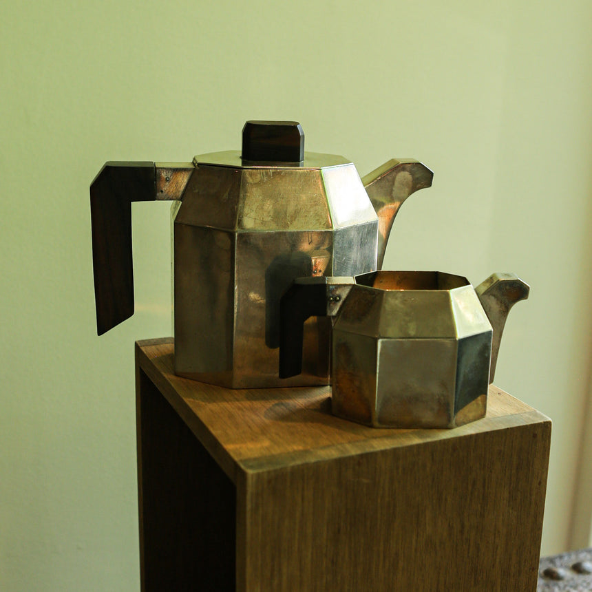 Silver Plated Deco Tea set