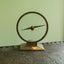 Bauhaus Brass Desk Clock Junghas Meister