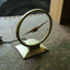 Bauhaus Brass Desk Clock Junghas Meister