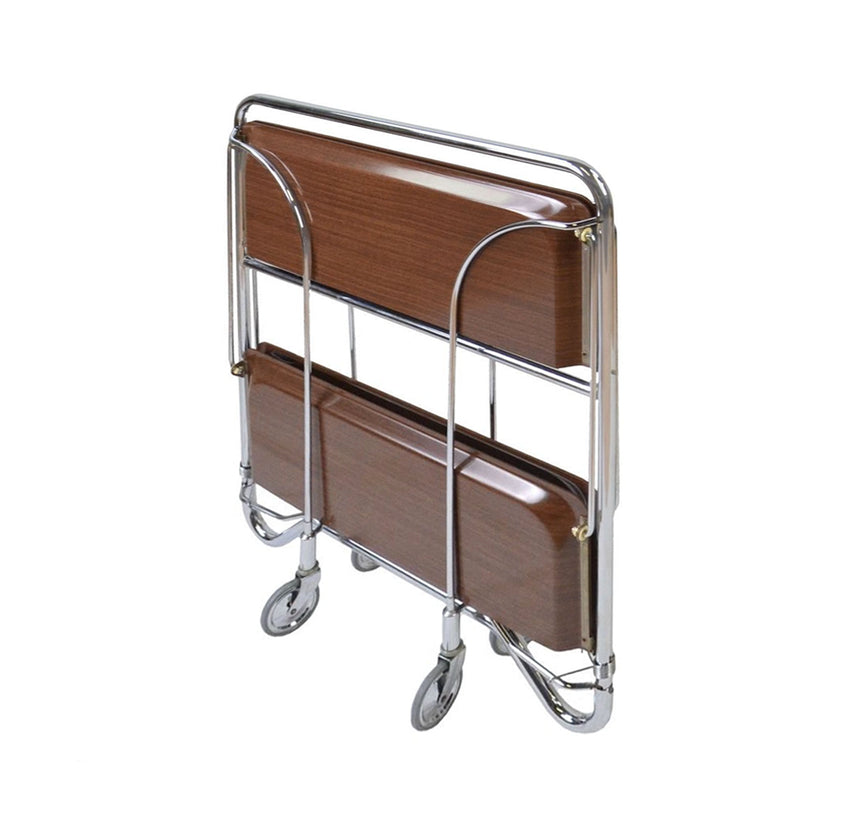 Dinette brown folding trolley