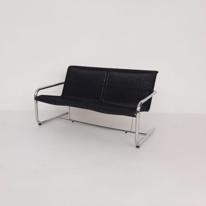 Rattan two-seater sofa